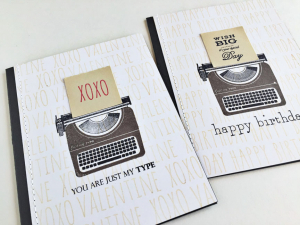 Just My Type Cards