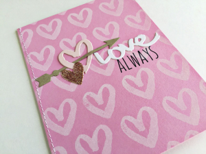 Love Always Card - detail