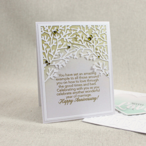 Wooded Anniversary Card