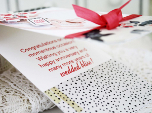 XOXO Wedding Card