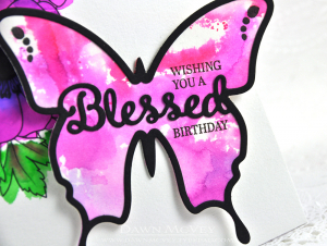 Blessed Birthday detail