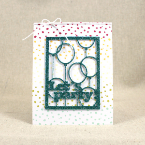 Let's Party Rainbow Card