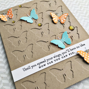 Spread Your Wings Card - detail