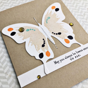 Be Brave Card - detail