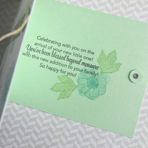 Happy New Baby Card - inside