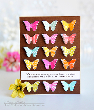 Cover Plate: Bitty Butterflies Card