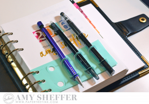 Pen Storage Insert - Small Binder Page
