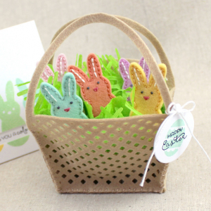 Felt Bunny Basket