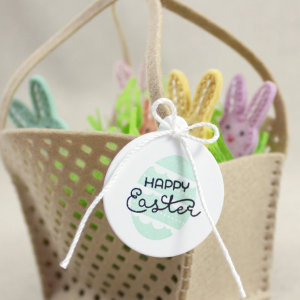 Happy Easter Mini Tag