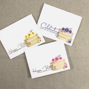 Floral Birthday Cake Set