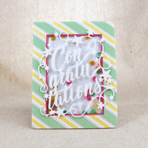 Congratulations Shaker Card
