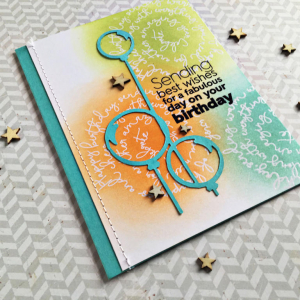Sending Best Wishes Card - detail