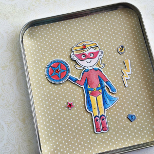 Super Hero Magnetic Paper Doll