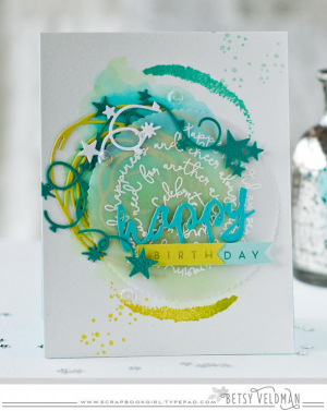 Betsy Veldman - Script Swirls: Birthday