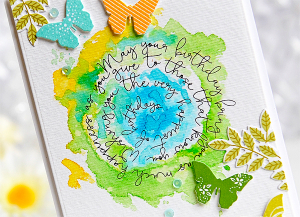 Birthday Swirls Card