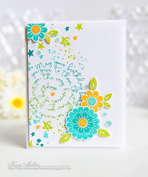 Flowers & Swirls Birthday Card