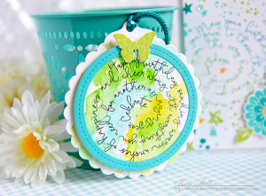 Birthday Swirls Tag