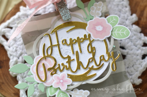 Feminine Birthday Gift Bag - Detail