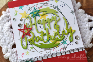 Star Scribbles Birthday - Detail
