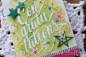 Paper Clippings: Congratulations - Detail