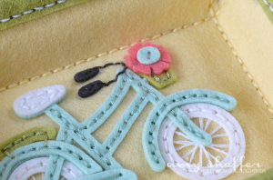 Stitched Bicycle Detail