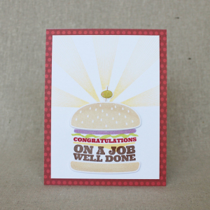 Well Done Burger Card