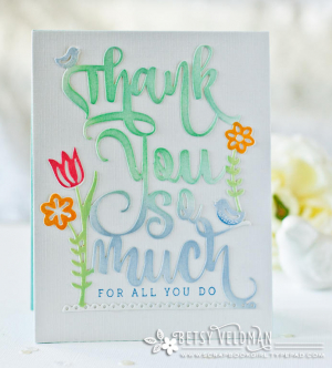 Betsy Veldman - Paper Clippings: Thank You