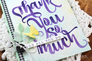 Faux Brush Lettering - Copic, Detail