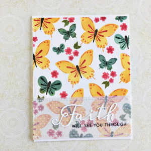 Faith Butterfly Card