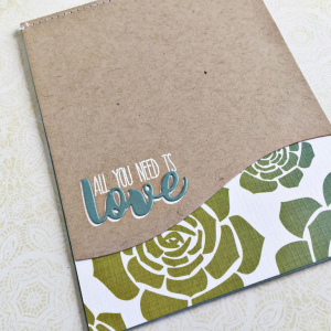 All You Need is Love Card - detail