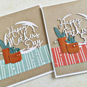 Happy Mother's & Father's Day Cards - detail
