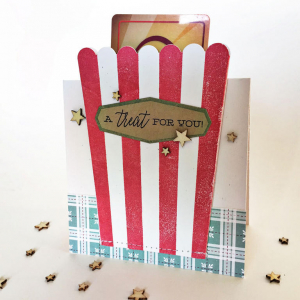 Popcorn Box Pocket Card