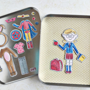 Magnetic Paper Doll - School Uniform