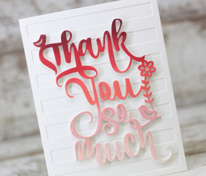 Laurie Willison - Paper Clippings: Thank You