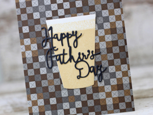Laurie Willison - Shaped Sayings: Fathers Day die