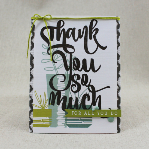 Potted Plant Thank You Card