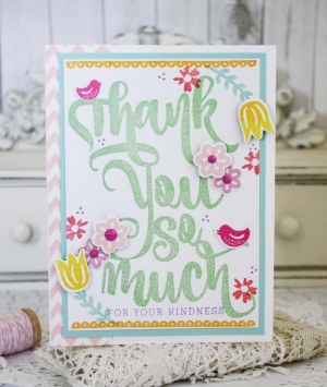 Melissa Phillips - Paper Clippings:  Thank You