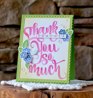 Faux Brush Lettering - Watercolor