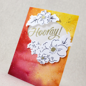 Floral Hooray Card