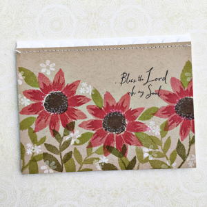 Bless the Lord Flower Card