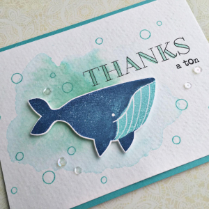 Thanks a Ton Card - detail