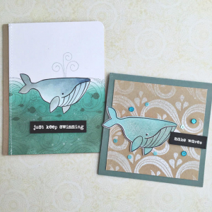 Keep Swimming Cards