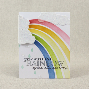 Rainbow After The Storm Card