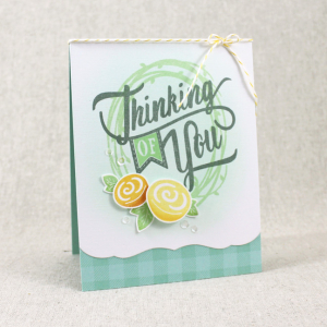 Thinking Of You Wreath Card
