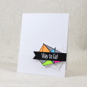 Neon Way To Go Card