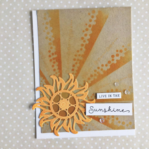 Live in the Sunshine Card