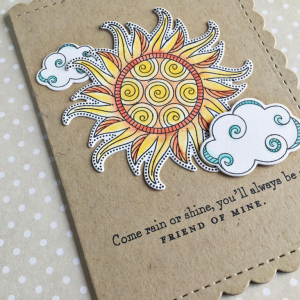 Rain or Shine Card - detail