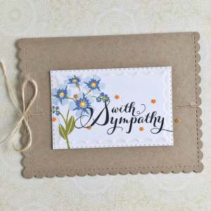 With Sympathy Card