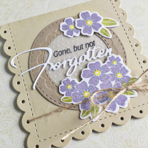 Gone, But Not Forgotten Card - detail