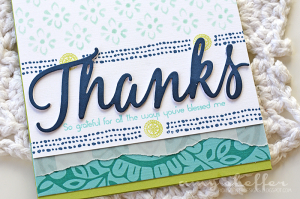So Grateful For All The Ways You've Blessed Me - Detail